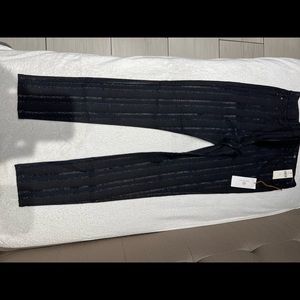 New with tags AG black/blue skinny pants size 26